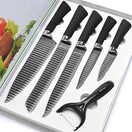 Набор ножей 6 пр, сил/ручка МВ (26991) Набор ножей 6 пр, сил/ручка МВ (26991)