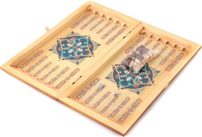 Нарды средние  "поединок" 50*25*3,3 см.без упаковки (кор=8шт.) (28-203) 