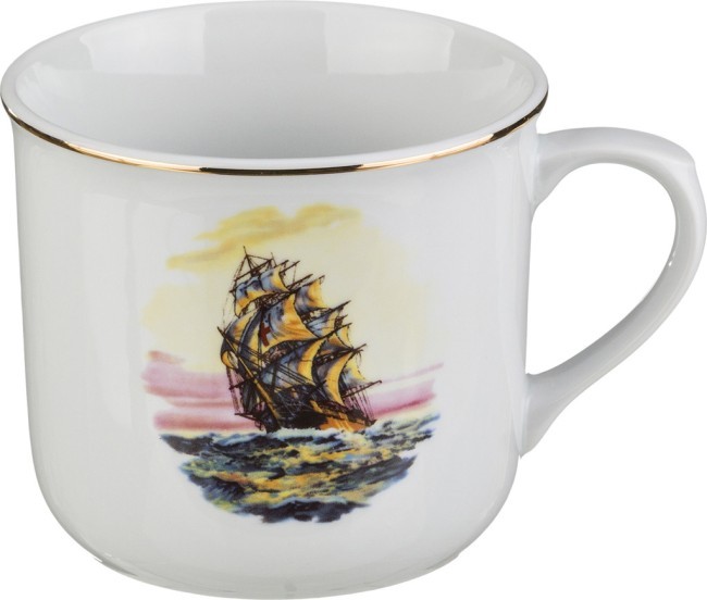 Кружка "корабль" 600 мл. высота=10 см. DUBI (606-740) Кружка "корабль" 600 мл. высота=10 см. DUBI (606-740)