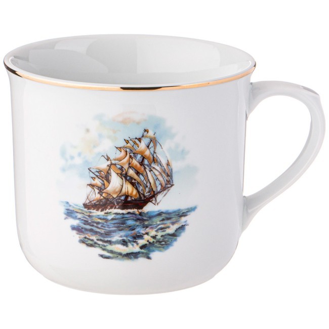 Кружка "корабль" 600 мл. высота=10 см. DUBI (606-740) Кружка "корабль" 600 мл. высота=10 см. DUBI (606-740)