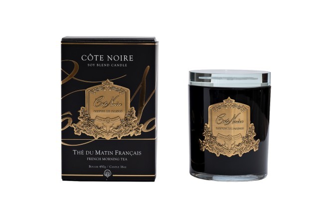 Свеча ароматическая French Morning Tea в стакане в упаковке 450 гр. (TT-00014719)