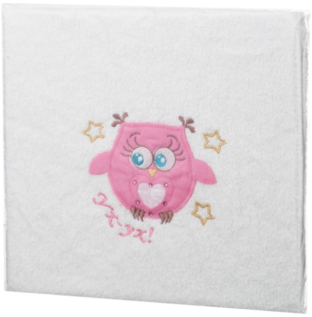 Полотенце махровое "совушка",белое,50х90,вышивка Lefard (850-560-5)