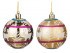 Набор декоративных изделий "шар" из 2-х шт. диаметр=7 см. Polite Crafts&gifts (863-011)