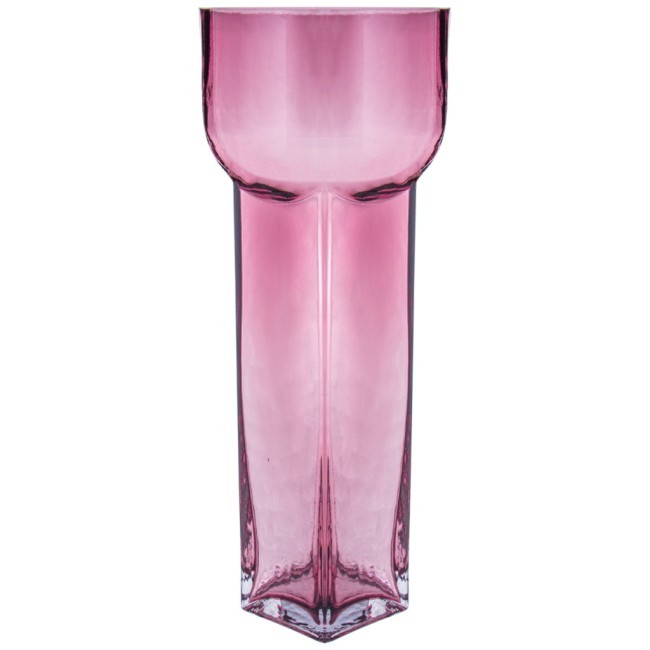 Ваза "modern" purple 13*13*35 cm Bronco (694-056)