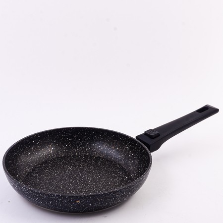 Сковорода с крышкой 24см съемная ручка алюм/пластик (3024-1)