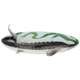 Блюдо овальное lefard "осётр" 26.5*14.5*8 см Lefard (58-600)