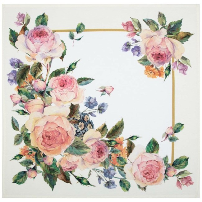 Комплект салфеток из 2-х шт  "винтаж"40х40 см ,кремовый, 100% хлопок,твил Lefard (850-714-81)