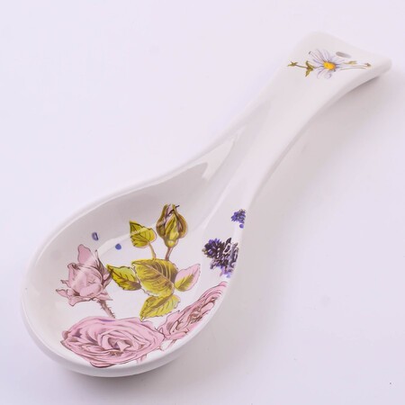 Подставка под ложку 22,3см Розовый сад доломит LR (60249)