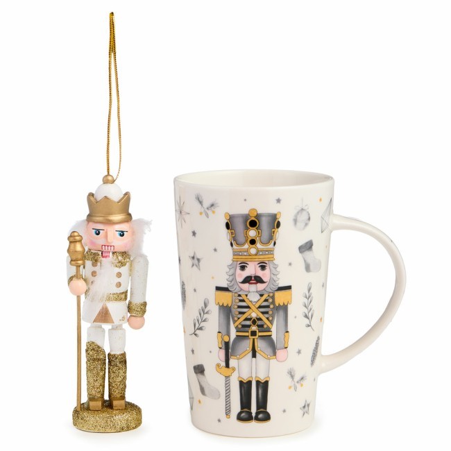 Набор подарочный lefard "щелкунчик" (кружка 385 мл в комплекте с ёлочной игрушкой) Lefard (580-096) Набор подарочный lefard "щелкунчик" (кружка 385 мл в комплекте с ёлочной игрушкой) Lefard (580-096)