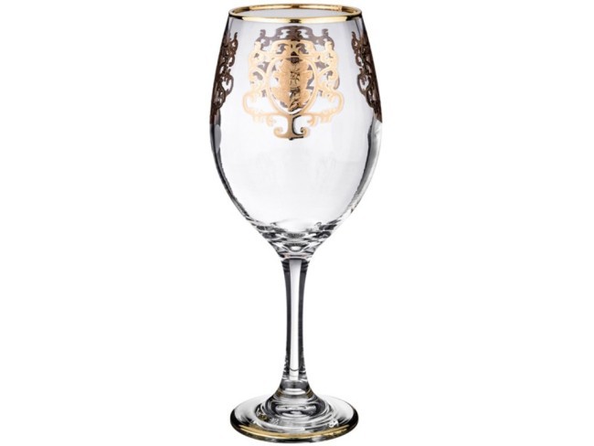 Набор бокалов для вина из 6 шт. "позитано" 600 мл. высота=24,5 см. (кор=1набор.) ART DECOR (326-057)