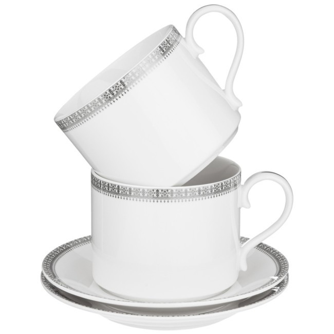 Чайный набор lefard "crown" на 6 пер. 12 пр. 300 мл платиновый Lefard (590-461)