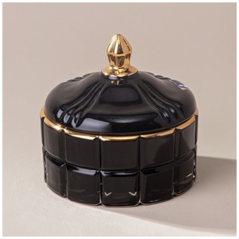 Свеча ароматическая "lovely" black 10,5х10,2х10 см Lefard (196-105) Свеча ароматическая "lovely" black 10,5х10,2х10 см Lefard (196-105)