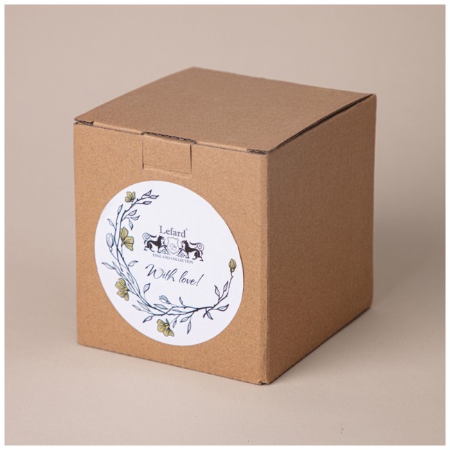 Свеча ароматическая "lovely" black 10,5х10,2х10 см Lefard (196-105)