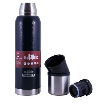 Термос Следопыт Megapolis, 2 крышки, 1,2 л PF-TM-22 (88440)