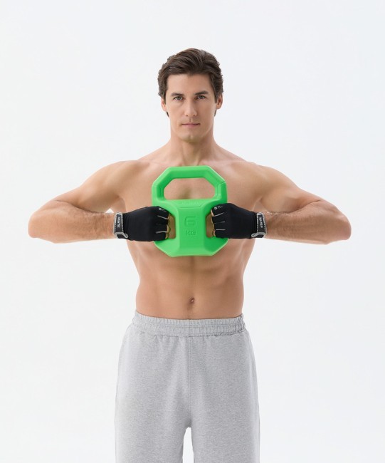 Перчатки для фитнеса STARFIT WG-203, черный/серый (2119242)