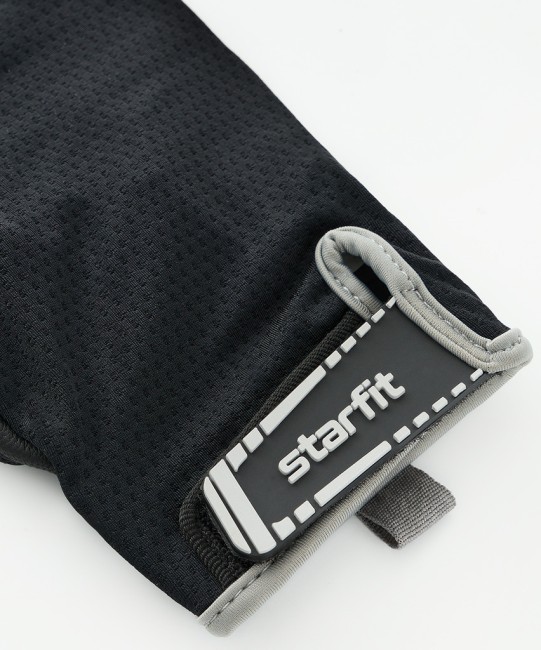 Перчатки для фитнеса STARFIT WG-203, черный/серый (2119241) Перчатки для фитнеса STARFIT WG-203, черный/серый (2119241)