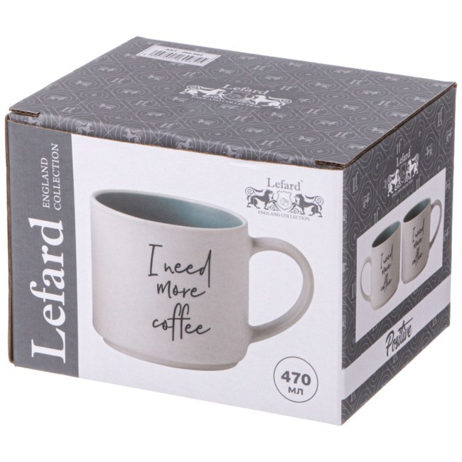 Кружка "i need more coffee" 470 мл Lefard (260-982)