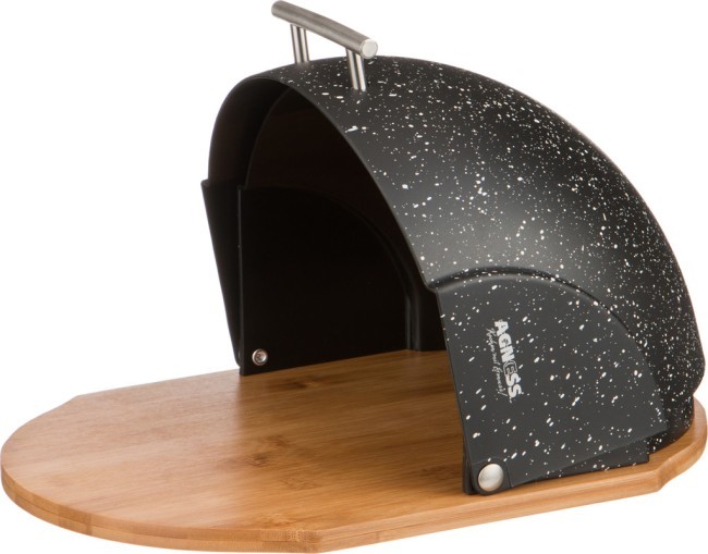Хлебница agness "black marble" деревянная с пластиковой крышкой, 36*26*20 см Agness (938-013) Хлебница agness "black marble" деревянная с пластиковой крышкой, 36*26*20 см Agness (938-013)