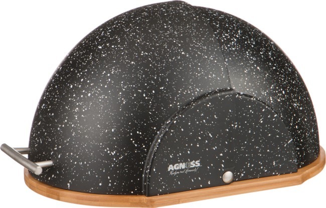 Хлебница agness "black marble" деревянная с пластиковой крышкой, 36*26*20 см Agness (938-013) Хлебница agness "black marble" деревянная с пластиковой крышкой, 36*26*20 см Agness (938-013)