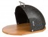 Хлебница agness "black marble" деревянная с пластиковой крышкой, 36*26*20 см Agness (938-013)