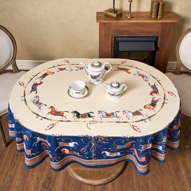 Скатерть овальная "passage"140х180см ,бежевый, 100% хлопок,твил, пропитка Lefard (850-758-4) Скатерть овальная "passage"140х180см ,бежевый, 100% хлопок,твил, пропитка Lefard (850-758-4)