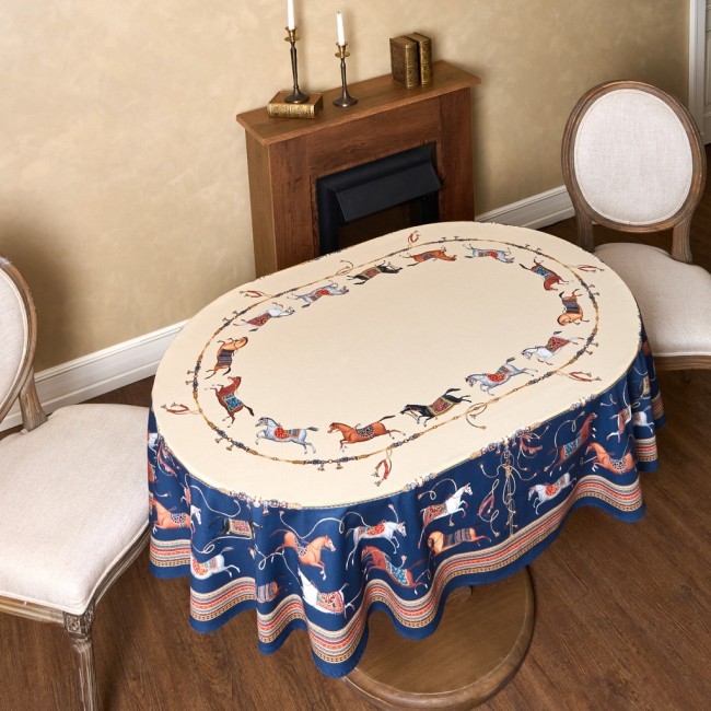 Скатерть овальная "passage"140х180см ,бежевый, 100% хлопок,твил, пропитка Lefard (850-758-4) Скатерть овальная "passage"140х180см ,бежевый, 100% хлопок,твил, пропитка Lefard (850-758-4)