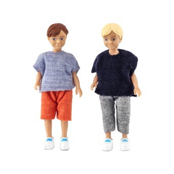 Куклы для домика два мальчика (LB_60806500)