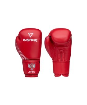Перчатки боксерские INSANE RBF, красный, 12 oz (2127994)