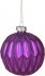 Декоративное изделие шар стеклянный диаметр=8 см. высота=9 см. цвет: фиолетовый Dalian Hantai (862-066)