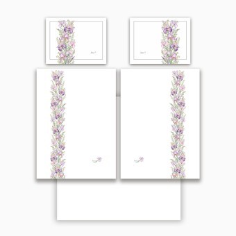 Кпб семейный "irises" белый, сатин, хлопок 100%, подод.150х210-2шт, пр.240х240-1шт, нав.50х70-2шт Lefard (989-002-15)