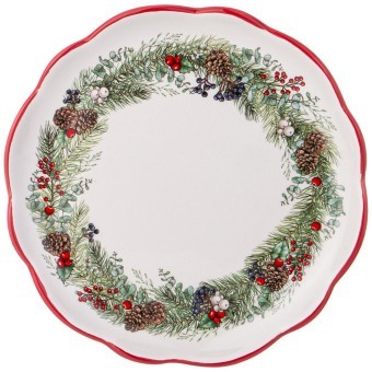 Тарелка закусочная agness "celebration" 20,3*2 см Agness (358-2258) Тарелка закусочная agness "celebration" 20,3*2 см Agness (358-2258)