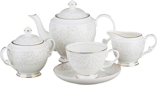 Чайный сервиз lefard "вивьен" на 6 пер. 15 пр. 850/400/300/250 мл Lefard (264-503) Чайный сервиз lefard "вивьен" на 6 пер. 15 пр. 850/400/300/250 мл Lefard (264-503)