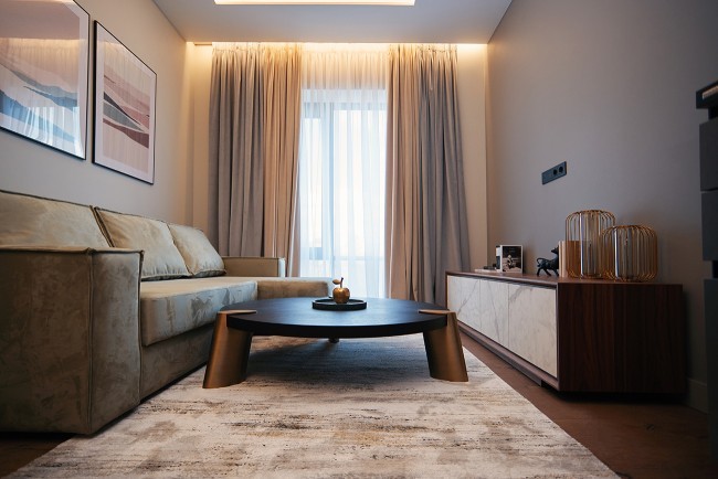 Стол журнальн.Kong темный орех d138*33см,столешница d120 (TT-00004789)