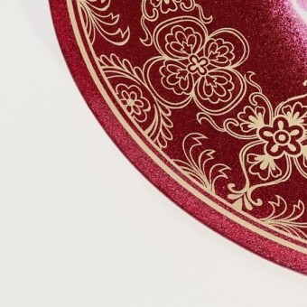 Набор из двух тарелок 2пр стекло (7012-2008)