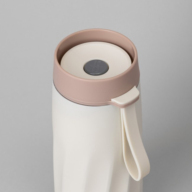 Термокружка curl ivory 400 мл, колба нерж.сталь 18/10 Agness (798-100)