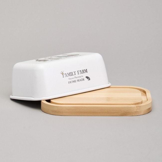 Масленка agness "family farm"  16*11*5,5 см Agness (790-381) Масленка agness "family farm"  16*11*5,5 см Agness (790-381)