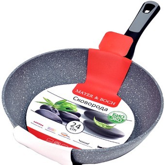 Сковорода 24 см мрам.покр. съем.руч.MB (40409)