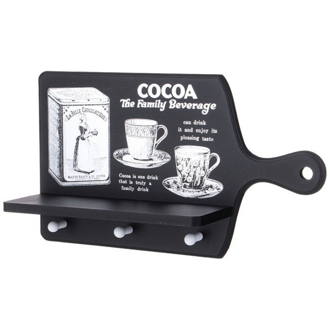 Вешалка для кухни с крючками 40*22,5*10 см Lefard (129-503) Вешалка для кухни с крючками 40*22,5*10 см Lefard (129-503)