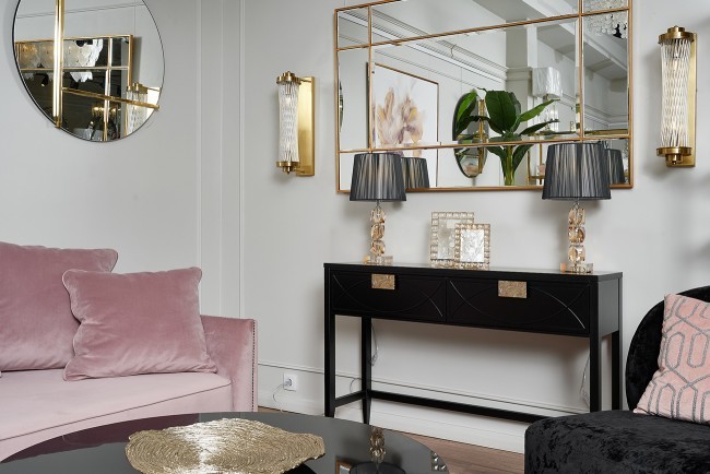 Консоль черная 120*80*35см (TT-00011377)