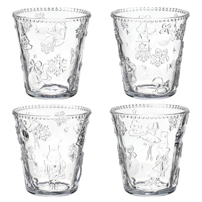 Набор стаканов "щелкунчик", 4 шт/280 мл Lefard (355-406)