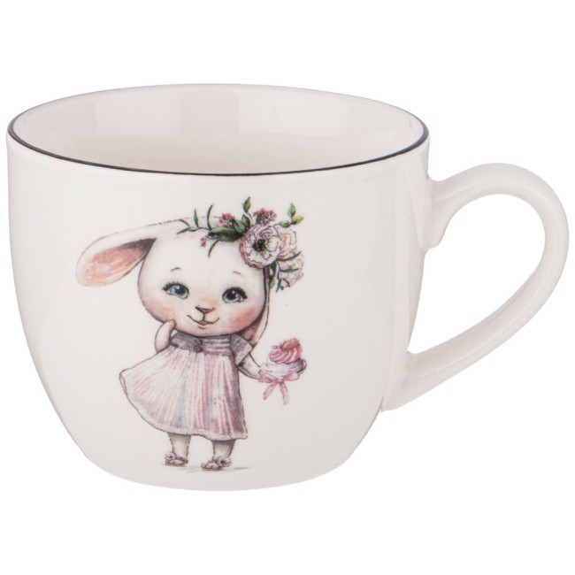 Набор посуды lefard моя зайка, 3 пр.: салатник 470мл, тарелка 20см, кружка 220мл Lefard (260-687)