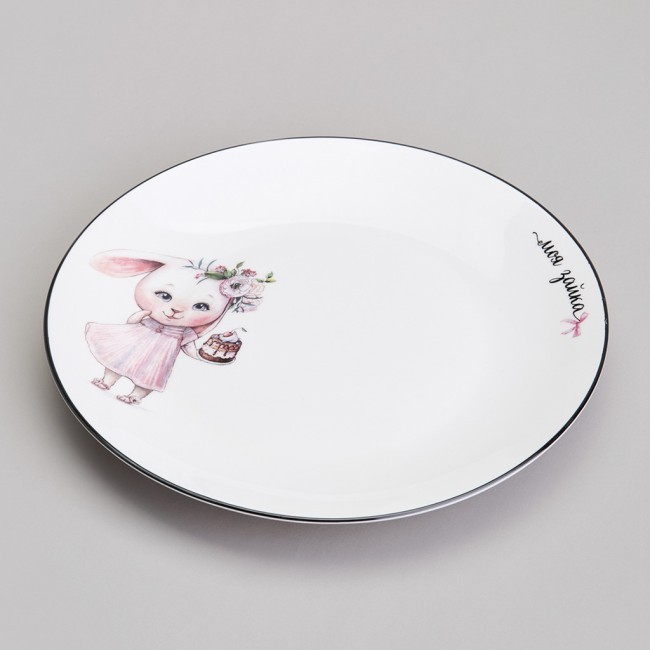 Набор посуды lefard моя зайка, 3 пр.: салатник 470мл, тарелка 20см, кружка 220мл Lefard (260-687)