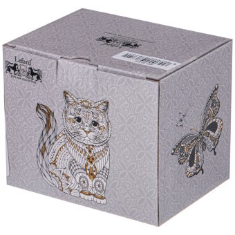 Кружка lefard "кот" 350мл мал уп=12шт Lefard (97-672)