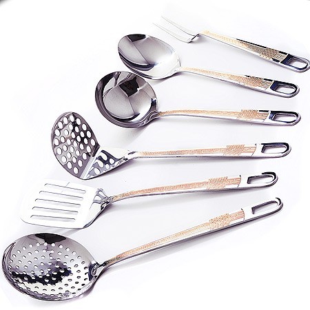 Набор кухонных принадлежностей 7пр на подставке нерж/ст Mayer&Boch (40453)