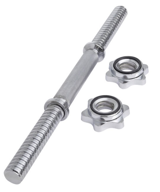 Гриф гантельный STARFIT BB-107 d=25 мм, металлический, хромированный, 40 см (1045080) Гриф гантельный STARFIT BB-107 d=25 мм, металлический, хромированный, 40 см (1045080)