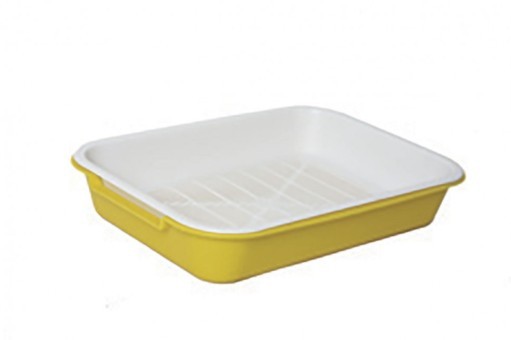 Лоток для кошек с решеткой Каскад 37x27x7 см (85013)