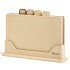 Набор agness из 4 досок на подставке, цвет: бежевый Agness (671-216)