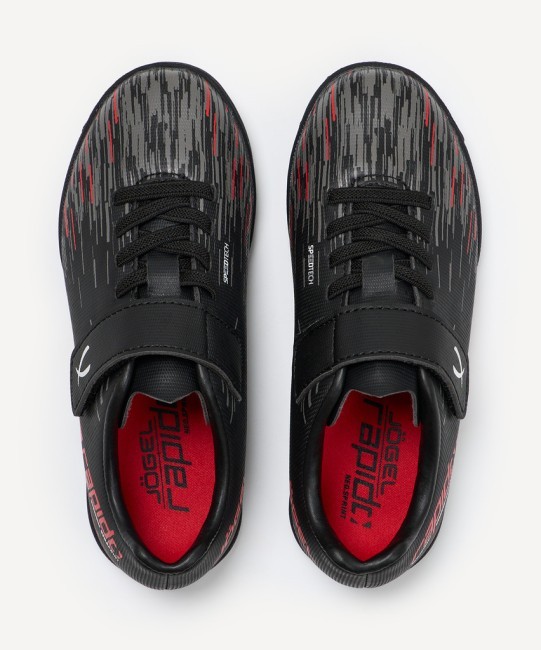 БЕЗ УПАКОВКИ Бутсы многошиповые JOGEL Rapido TF Black/grey, детский (2134133)