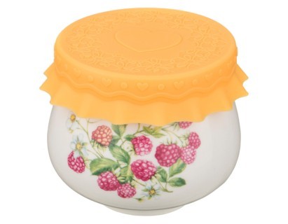 Баночка с силиконовой крышкой lefard "малина" 180 мл Lefard (359-315)