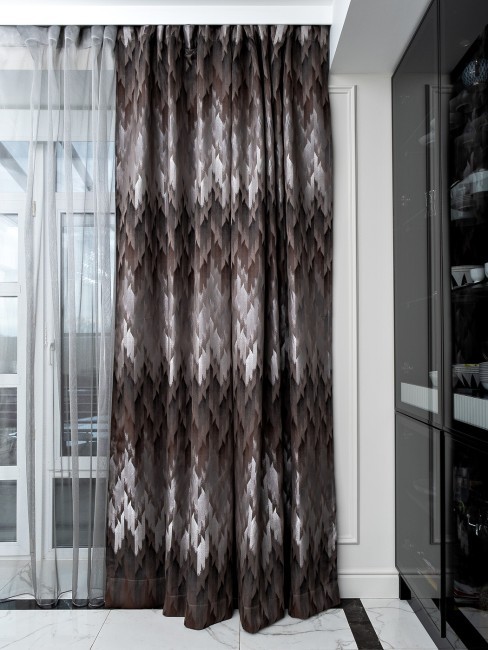 Портьера CASCADA серая 280*280см (TT-00011133)